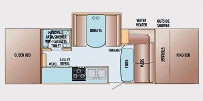 2009 Jayco Select 14 HW floorplan