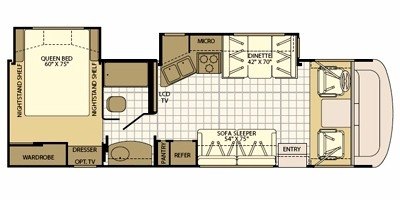 2009 Fleetwood Fiesta® 29VS floorplan