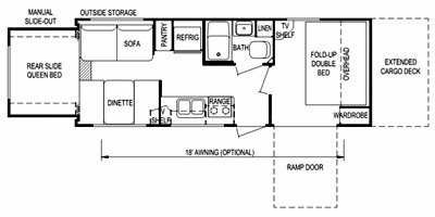 2009 Skyline Malibu 2311D floorplan