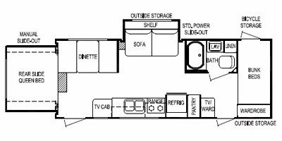 2009 Skyline Mountain View 2510 floorplan