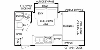 2009 Skyline Malibu 1811 floorplan