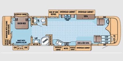 2009 Jayco Insignia® 40 CKFL floorplan