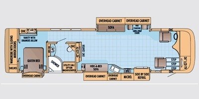 2009 Jayco Insignia® 40 FKSA floorplan