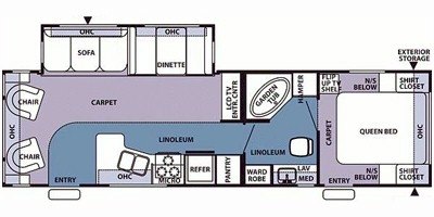 2009 Forest River Rockwood Signature Ultra Lite 8314SS floorplan