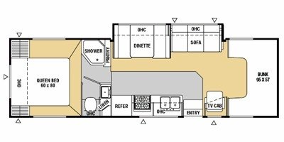 2009 Coachmen Freedom Express FX-31 SS floorplan