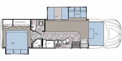 2009 Gulf Stream Super Nova 6331 floorplan