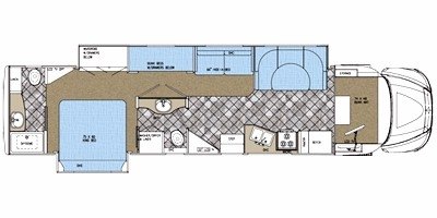 2009 Gulf Stream Super Nova 6400 floorplan