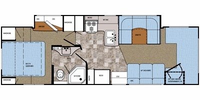 2009 Gulf Stream Yellowstone Super C 6319 floorplan