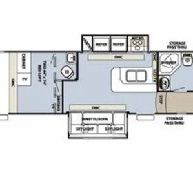 2010 Forest River Cherokee Wolf Pack 376WP floorplan