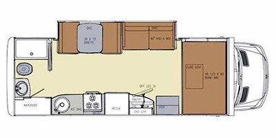 2009 Gulf Stream Vista Cruiser Mini 4232 floorplan