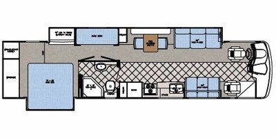 2009 Gulf Stream Yellowstone Diesel 40 UL floorplan