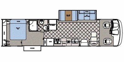 2009 Gulf Stream Yellowstone Diesel 8356 CRW floorplan