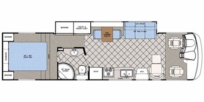 2009 Gulf Stream Yellowstone Diesel 325 FRED floorplan