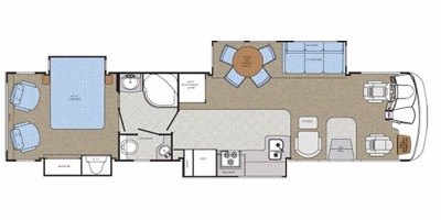 2009 Gulf Stream Sun Voyager 8388 floorplan