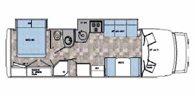 2009 Gulf Stream Euro Touring Cruiser 5290 floorplan