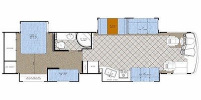 2009 Gulf Stream Crescendo 8384 floorplan