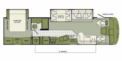 2009 Fleetwood Southwind® 34G floorplan