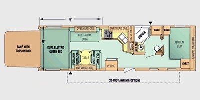 2009 Jayco Octane ZX T29A floorplan