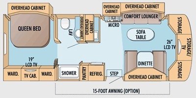 2009 Jayco Melbourne 29C floorplan