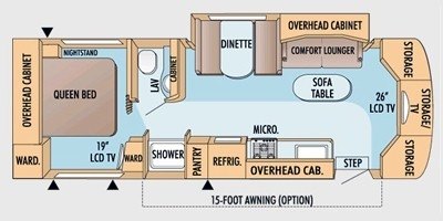 2009 Jayco Melbourne 29B floorplan