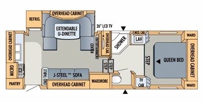 2009 Starcraft Homestead® 256RKU floorplan