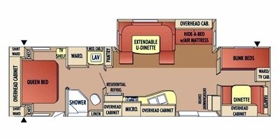 2009 Starcraft Autumn Ridge 368FBHU floorplan