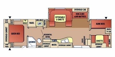 2009 Starcraft Autumn Ridge 368FBHU floorplan