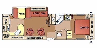 2009 Starcraft Autumn Ridge SE 315RKS floorplan