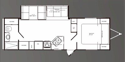 2010 Holiday Rambler Mintaro® 27RBS floorplan