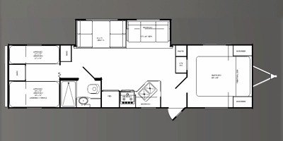 2010 Holiday Rambler Mintaro® 30QBHS floorplan