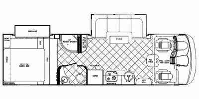 2010 Gulf Stream Montaj 29A floorplan