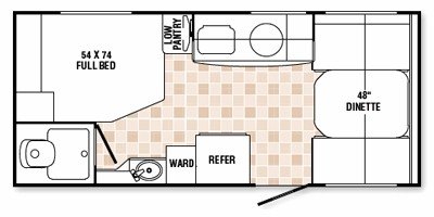 2010 R-Vision Nano 18-FD floorplan