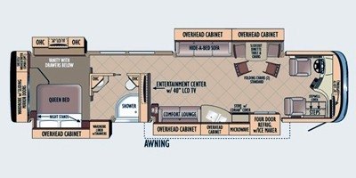 2010 Jayco Insignia® 40 FKSA floorplan