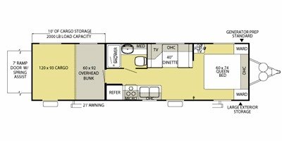 2010 Forest River Salem Sport LE 29FBSRV floorplan