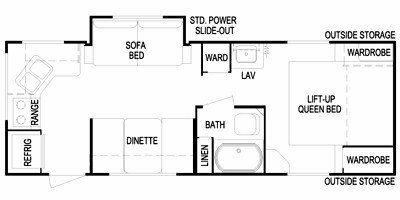 2010 Skyline Nomad Aluma-Bond 2640B floorplan