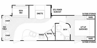 2010 Skyline Nomad 289 floorplan