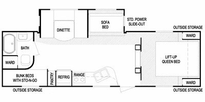 2010 Skyline Aljo 267 floorplan