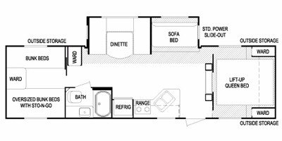 2010 Skyline Layton 297 floorplan