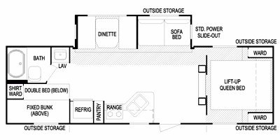 2010 Skyline Nomad 282 floorplan