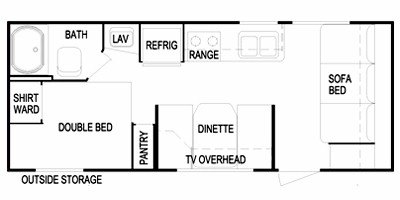 2010 Skyline Layton 180 floorplan