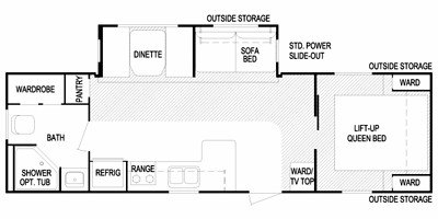 2010 Skyline Layton 296 floorplan