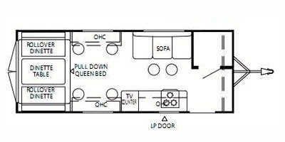 2010 Forest River Salem Ice Cabin T8X20SV floorplan