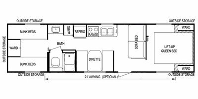 2010 Skyline Nomad Limited 306 floorplan