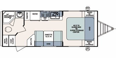 2010 Forest River Surveyor SP-230 floorplan