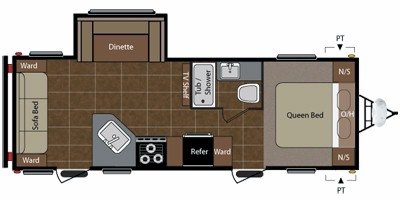 2010 Keystone Summerland 2570RL floorplan