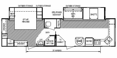 2010 Skyline Nomad XL 323 floorplan