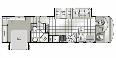 2010 Damon Motor Coach Daybreak 36SD floorplan