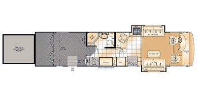 2010 Damon Motor Coach Outlaw 3808 floorplan