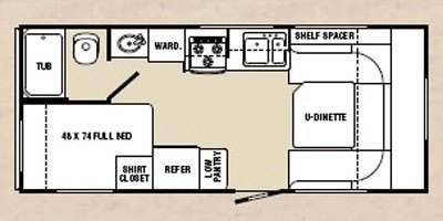 2010 R-Vision Trail-Cruiser TC21DBU floorplan