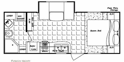 2010 Gulf Stream Trailmaster 212 RBS floorplan